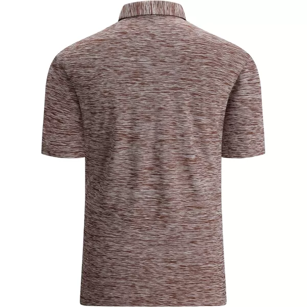 Alex Vando Mens Golf Shirt Moisture Wicking Quick-Dry Short Sleeve Casual Polo Shirts for Men