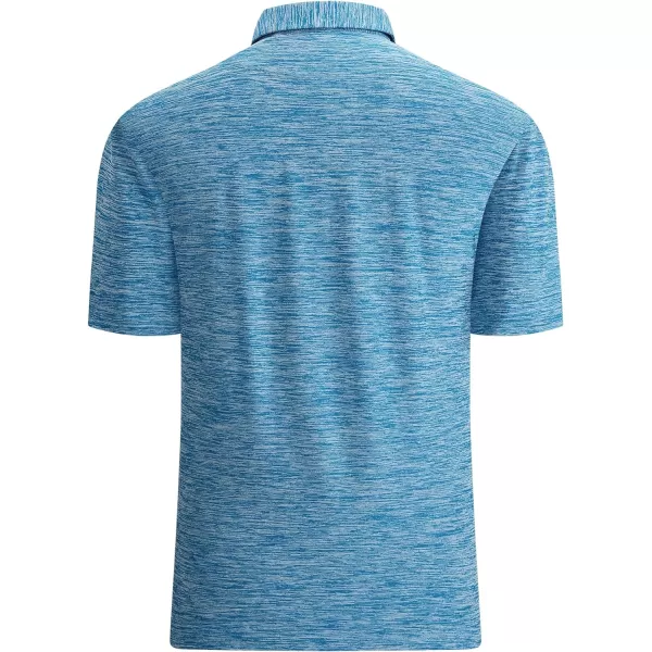 Alex Vando Mens Golf Shirt Moisture Wicking Quick-Dry Short Sleeve Casual Polo Shirts for Men
