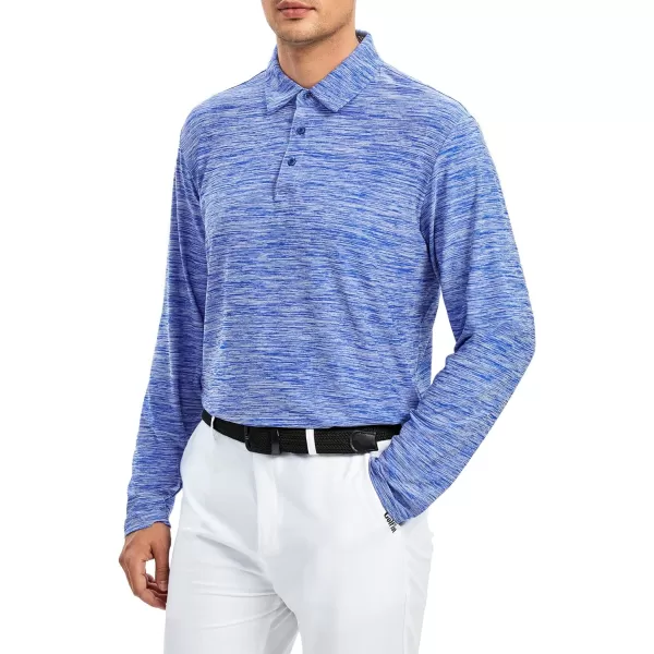 Alex Vando Mens Golf Shirt Moisture Wicking Quick-Dry Short Sleeve Casual Polo Shirts for Men