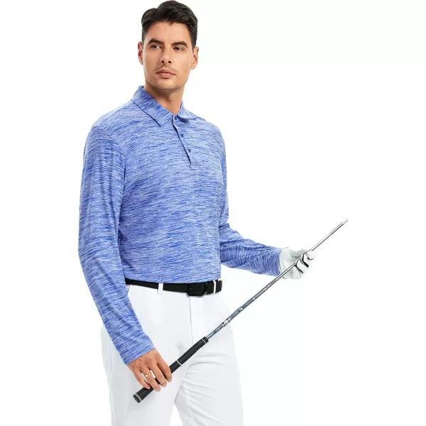 Alex Vando Mens Golf Shirt Moisture Wicking Quick-Dry Short Sleeve Casual Polo Shirts for Men