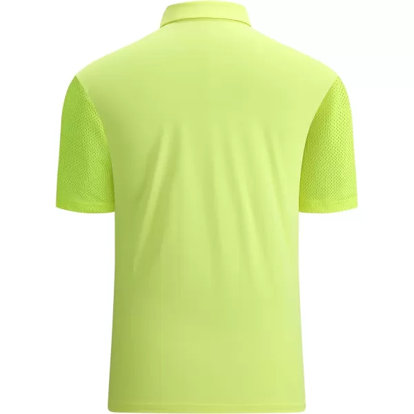 Alex Vando Mens Golf Shirt Moisture Wicking Quick-Dry Short Sleeve Casual Polo Shirts for Men