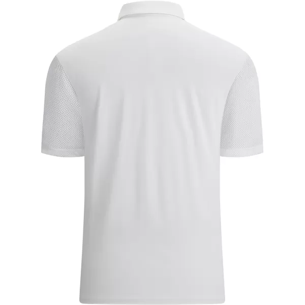 Alex Vando Mens Golf Shirt Moisture Wicking Quick-Dry Short Sleeve Casual Polo Shirts for Men