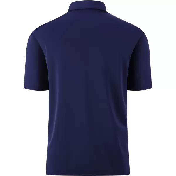 Alex Vando Mens Golf Shirt Moisture Wicking Quick-Dry Short Sleeve Casual Polo Shirts for Men