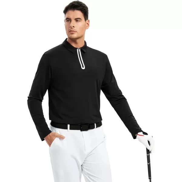 Alex Vando Mens Golf Shirt Moisture Wicking Quick-Dry Short Sleeve Casual Polo Shirts for Men