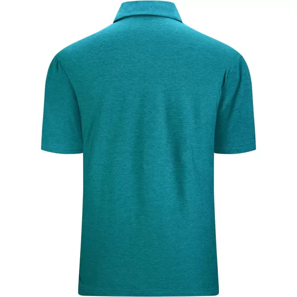 Alex Vando Mens Golf Shirt Moisture Wicking Quick-Dry Short Sleeve Casual Polo Shirts for Men