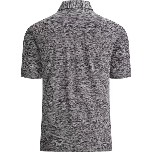 Alex Vando Mens Golf Shirt Moisture Wicking Quick-Dry Short Sleeve Casual Polo Shirts for Men