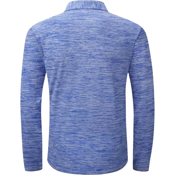 Alex Vando Mens Golf Shirt Moisture Wicking Quick-Dry Short Sleeve Casual Polo Shirts for Men