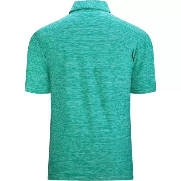 Alex Vando Mens Golf Shirt Moisture Wicking Quick-Dry Short Sleeve Casual Polo Shirts for Men