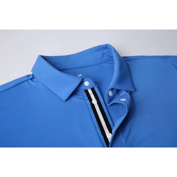 Alex Vando Mens Golf Shirt Moisture Wicking Quick-Dry Short Sleeve Casual Polo Shirts for Men