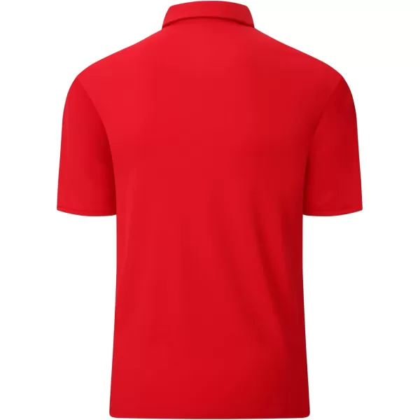Alex Vando Mens Golf Shirt Moisture Wicking Quick-Dry Short Sleeve Casual Polo Shirts for Men