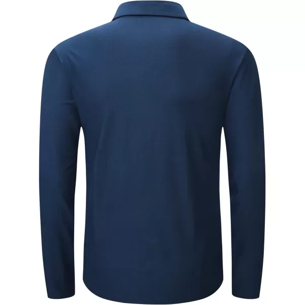 Alex Vando Mens Golf Shirt Moisture Wicking Quick-Dry Short Sleeve Casual Polo Shirts for Men