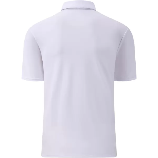 Alex Vando Mens Golf Shirt Moisture Wicking Quick-Dry Short Sleeve Casual Polo Shirts for Men