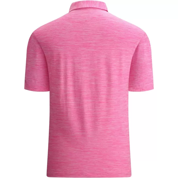Alex Vando Mens Golf Shirt Moisture Wicking Quick-Dry Short Sleeve Casual Polo Shirts for Men
