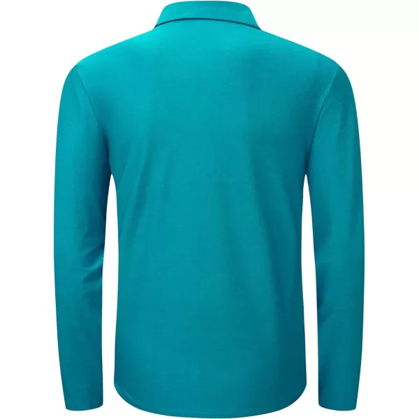 Alex Vando Mens Golf Shirt Moisture Wicking Quick-Dry Short Sleeve Casual Polo Shirts for Men