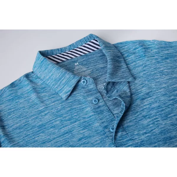 Alex Vando Mens Golf Shirt Moisture Wicking Quick-Dry Short Sleeve Casual Polo Shirts for Men