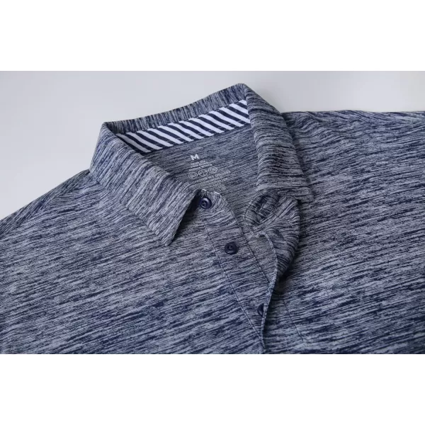 Alex Vando Mens Golf Shirt Moisture Wicking Quick-Dry Short Sleeve Casual Polo Shirts for Men