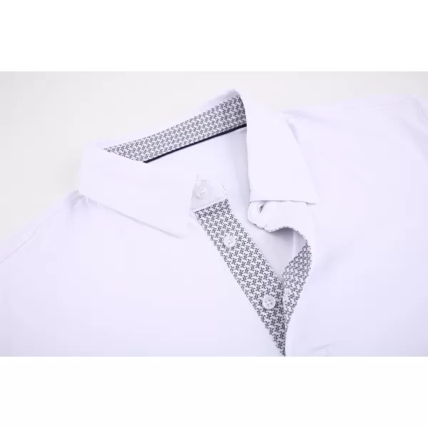 Alex Vando Mens Golf Shirt Moisture Wicking Quick-Dry Solid Short Sleeve Polo Shirts for Men