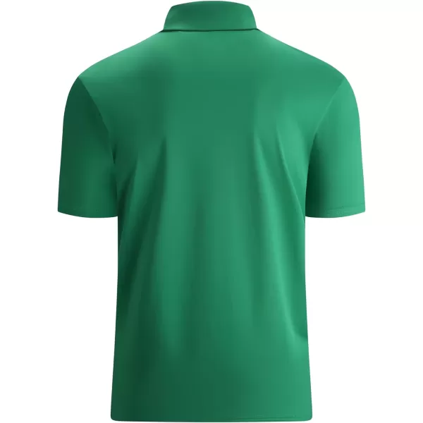 Alex Vando Mens Golf Shirt Moisture Wicking Quick-Dry Solid Short Sleeve Polo Shirts for Men