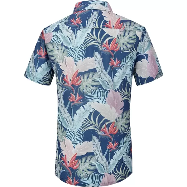 Alex Vando Mens Hawaiian Shirts Short Sleeve Summer Aloha Hawaii Shirts