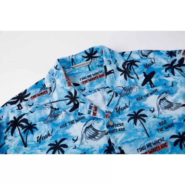 Alex Vando Mens Hawaiian Shirts Short Sleeve Summer Aloha Hawaii Shirts
