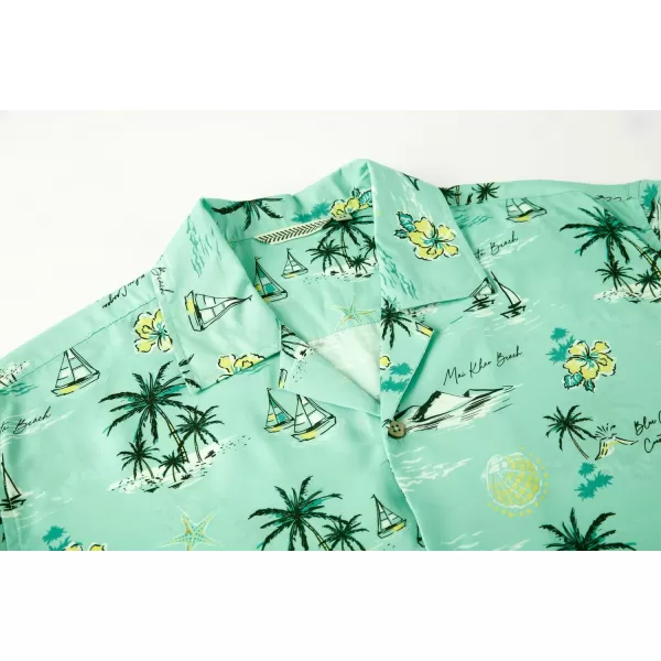 Alex Vando Mens Hawaiian Shirts Short Sleeve Summer Aloha Hawaii Shirts