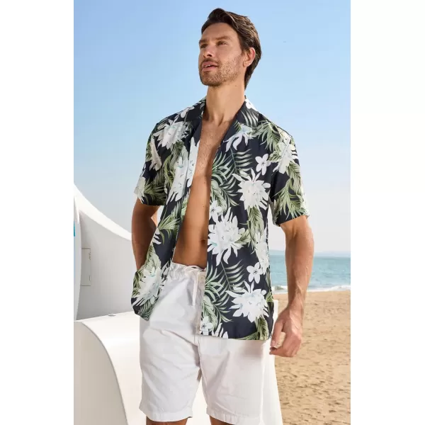 Alex Vando Mens Hawaiian Shirts Short Sleeve Summer Aloha Hawaii Shirts
