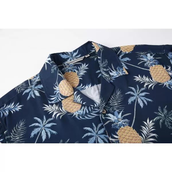 Alex Vando Mens Hawaiian Shirts Short Sleeve Summer Aloha Hawaii Shirts