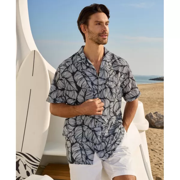 Alex Vando Mens Hawaiian Shirts Short Sleeve Summer Aloha Hawaii Shirts