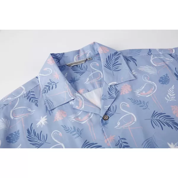 Alex Vando Mens Hawaiian Shirts Short Sleeve Summer Aloha Hawaii Shirts