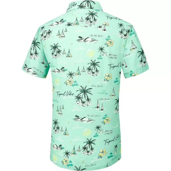 Alex Vando Mens Hawaiian Shirts Short Sleeve Summer Aloha Hawaii Shirts