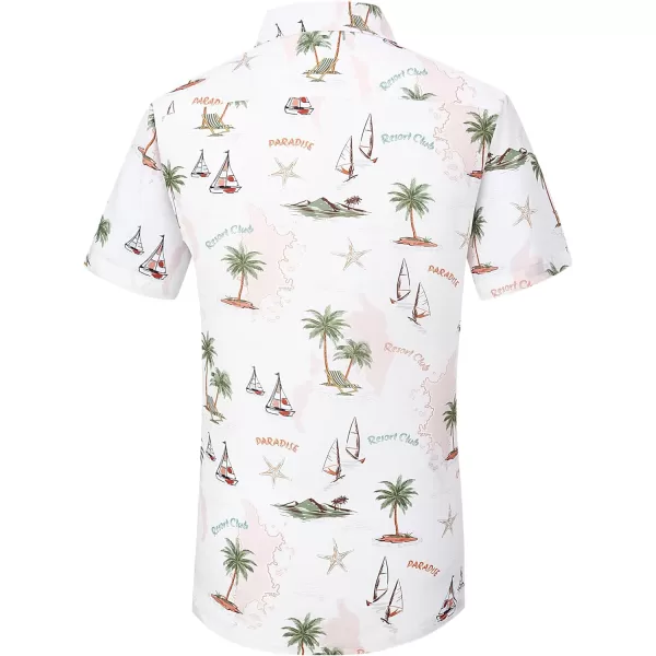 Alex Vando Mens Hawaiian Shirts Short Sleeve Summer Aloha Hawaii Shirts