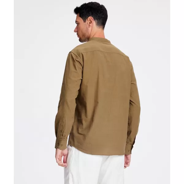 Alex Vando Mens Linen Cotton Shirts Casual Summer Beach Shirts for Men
