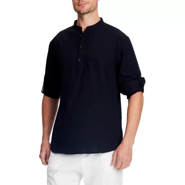 Alex Vando Mens Linen Cotton Shirts Casual Summer Beach Shirts for Men