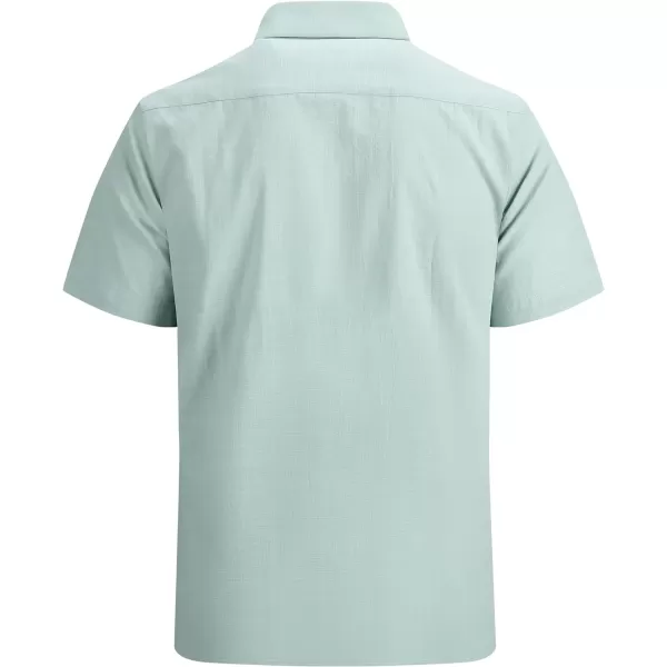 Alex Vando Mens Linen Cotton Shirts Casual Summer Beach Shirts for Men