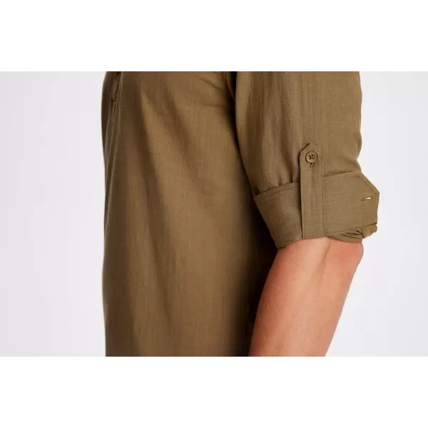 Alex Vando Mens Linen Cotton Shirts Casual Summer Beach Shirts for Men