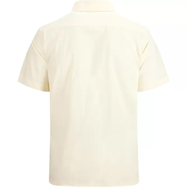 Alex Vando Mens Linen Cotton Shirts Casual Summer Beach Shirts for Men