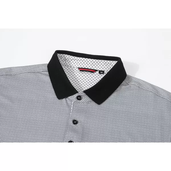 Alex Vando Mens Polo Shirts Short Sleeve Regular Fit Fashion Designed Shirt
