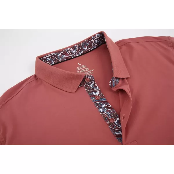 Alex Vando Mens Polo Shirts Short Sleeve Regular Fit Fashion Designed Shirt