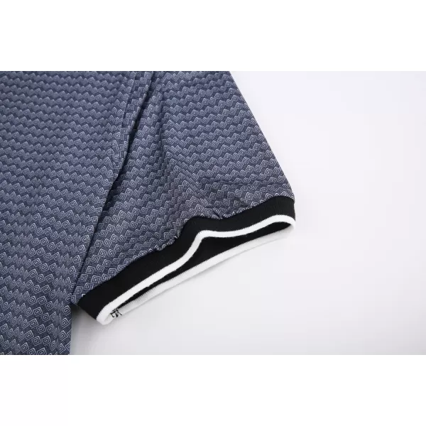 Alex Vando Mens Polo Shirts Short Sleeve Regular Fit Fashion Designed Shirt