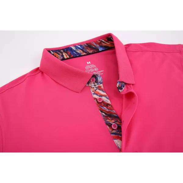 Alex Vando Mens Polo Shirts Short Sleeve Regular Fit Fashion Designed Shirt