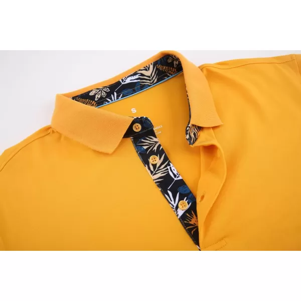 Alex Vando Mens Polo Shirts Short Sleeve Regular Fit Fashion Designed Shirt