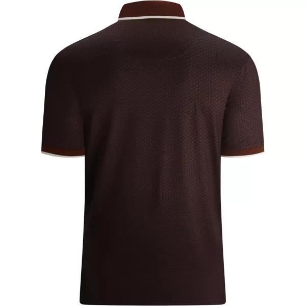 Alex Vando Mens Polo Shirts Short Sleeve Regular Fit Fashion Designed Shirt