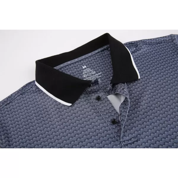 Alex Vando Mens Polo Shirts Short Sleeve Regular Fit Fashion Designed Shirt