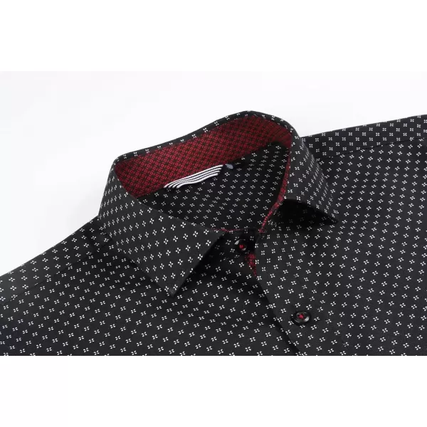 Alex Vando Mens Printed Dress Shirts Long Sleeve Regular Fit Button Down Shirt