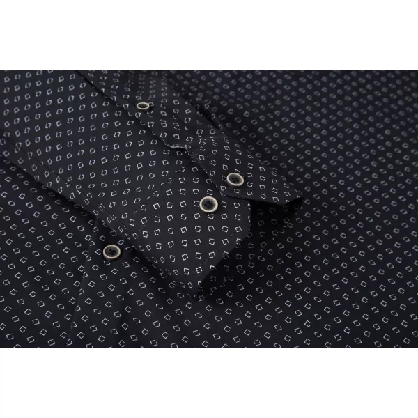 Alex Vando Mens Printed Dress Shirts Long Sleeve Regular Fit Button Down Shirt