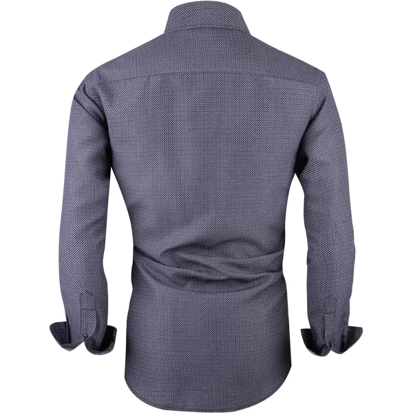 Alex Vando Mens Printed Dress Shirts Long Sleeve Regular Fit Button Down Shirt