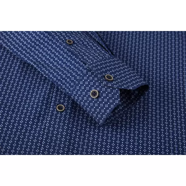 Alex Vando Mens Printed Dress Shirts Long Sleeve Regular Fit Button Down Shirt