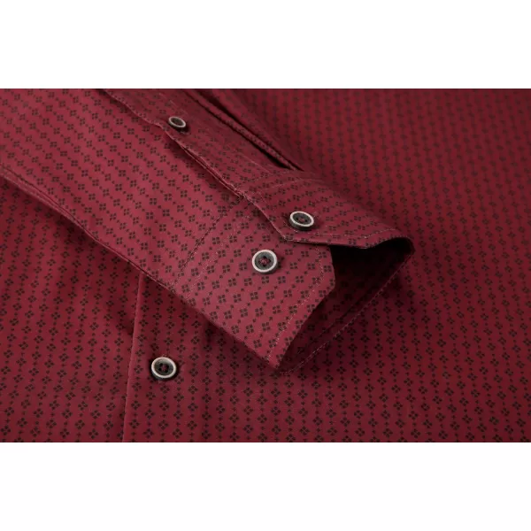 Alex Vando Mens Printed Dress Shirts Long Sleeve Regular Fit Button Down Shirt