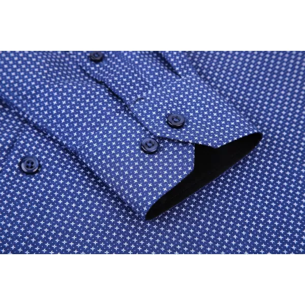 Alex Vando Mens Printed Dress Shirts Long Sleeve Regular Fit Button Down Shirt