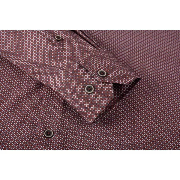 Alex Vando Mens Printed Dress Shirts Long Sleeve Regular Fit Button Down Shirt